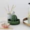 Hello Honey® 4" Green Cactus-Shaped Stoneware Juicer